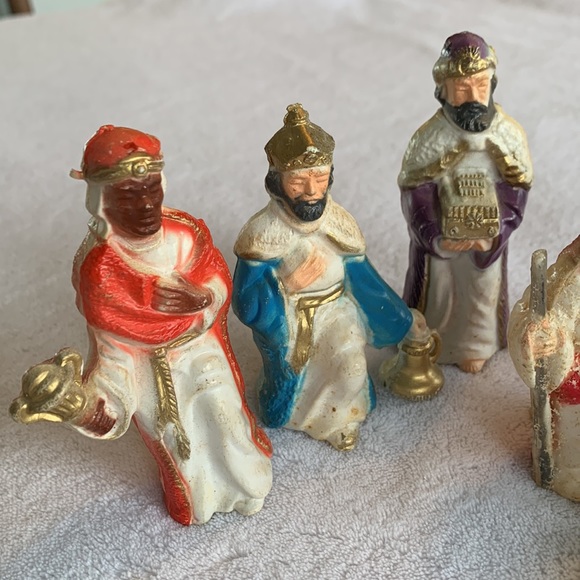 Vintage plastic nativity set - Picture 4 of 5